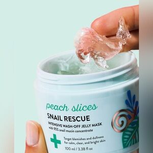 PEACH SLICES SNAIL RESCUE SNAIL MUCIN JELLY MASK - BRAND NEW still SEALED!